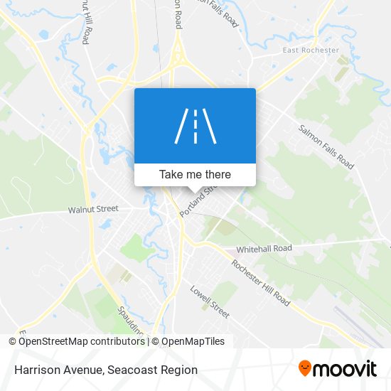 Harrison Avenue map