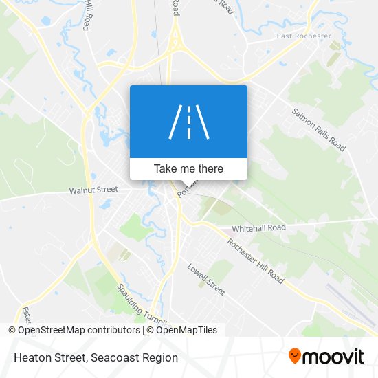 Heaton Street map