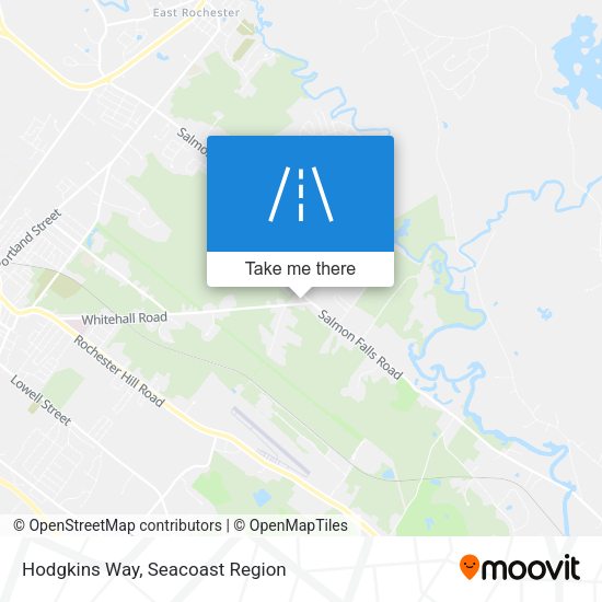 Hodgkins Way map