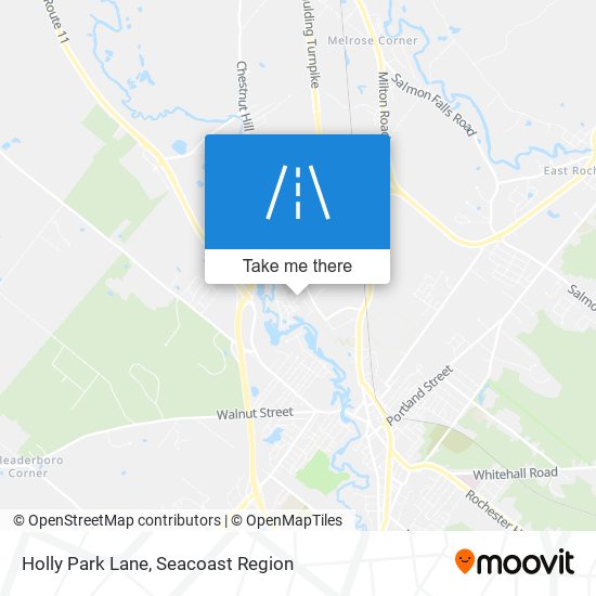 Holly Park Lane map