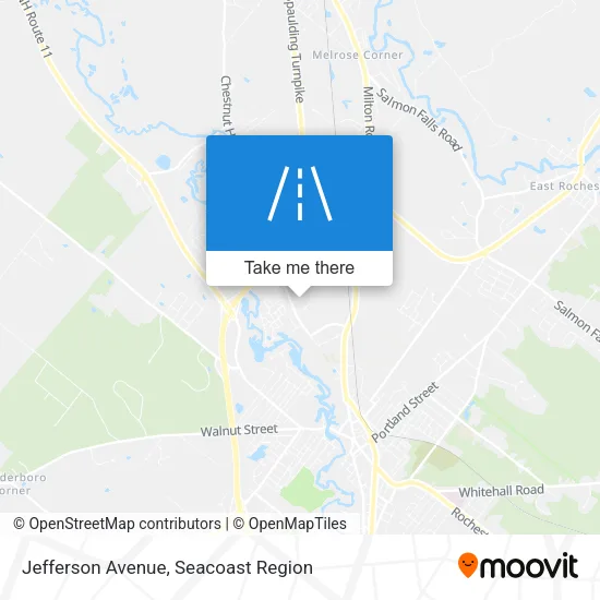Jefferson Avenue map