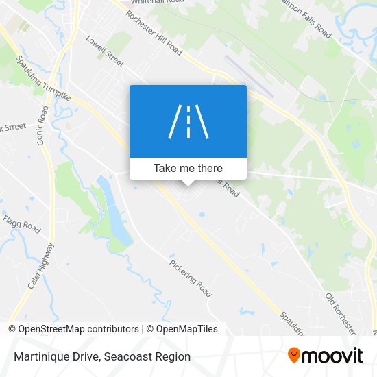 Martinique Drive map