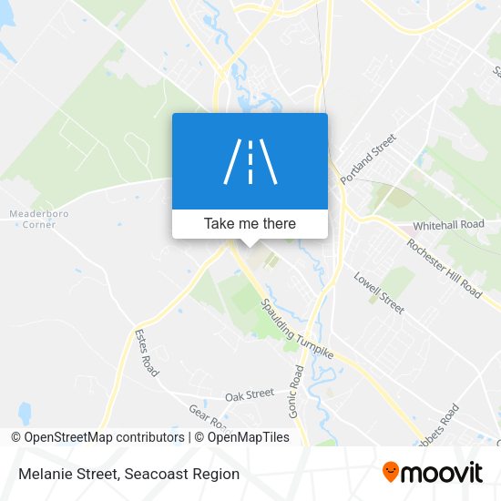 Melanie Street map