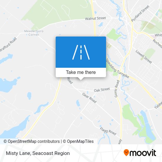 Misty Lane map