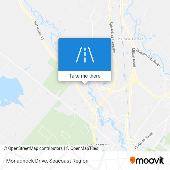 Monadnock Drive map