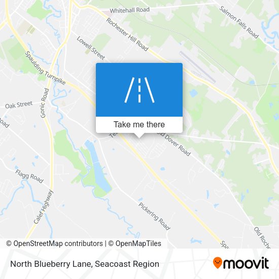 North Blueberry Lane map