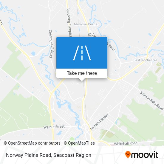 Norway Plains Road map