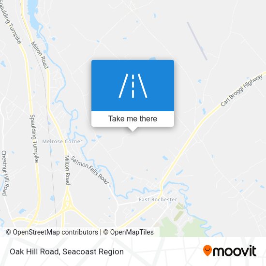 Oak Hill Road map