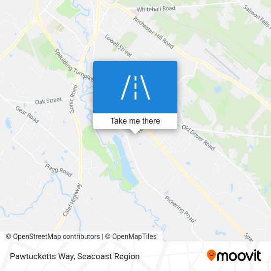 Pawtucketts Way map