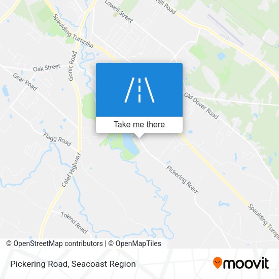 Pickering Road map