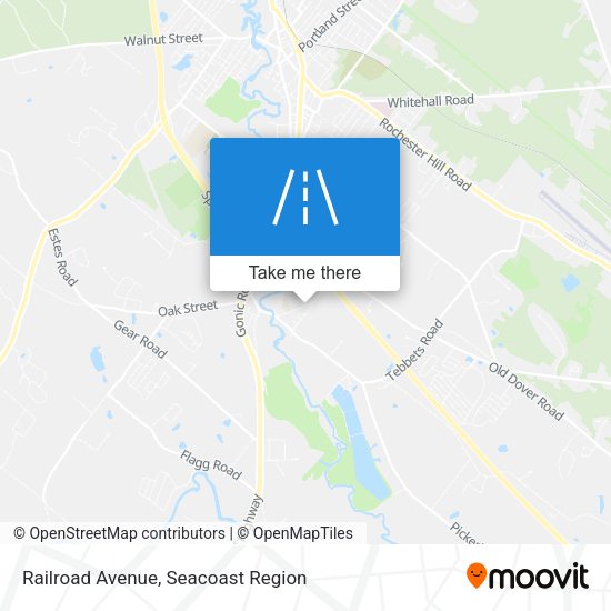 Railroad Avenue map