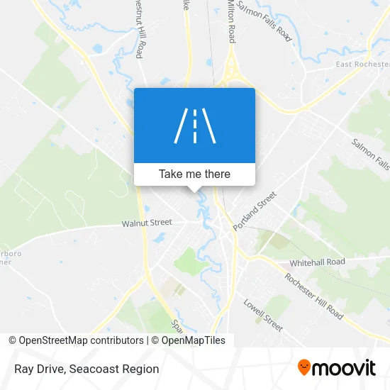 Ray Drive map
