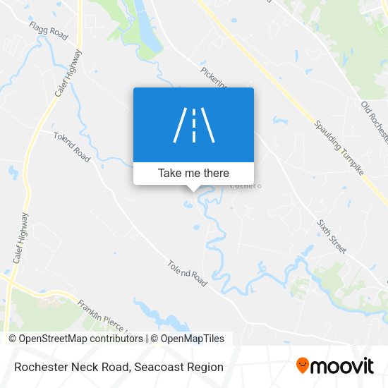 Rochester Neck Road map