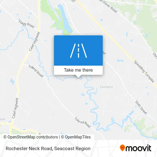 Rochester Neck Road map