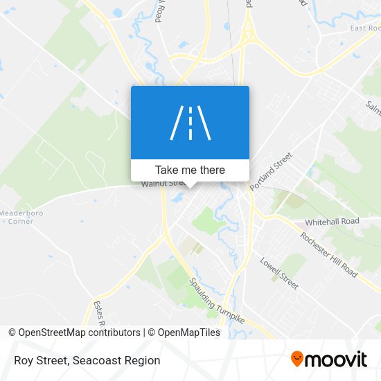 Mapa de Roy Street