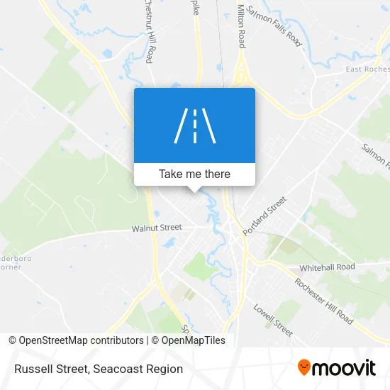 Russell Street map