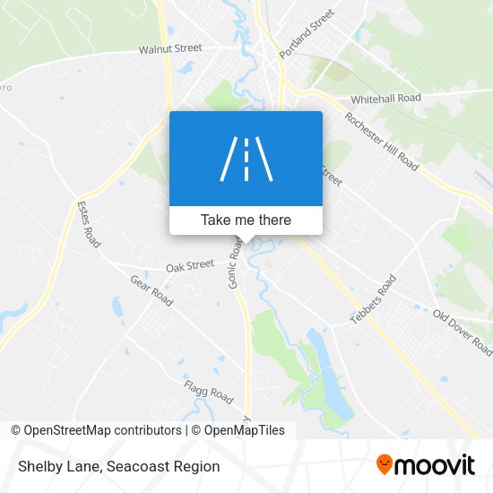 Shelby Lane map