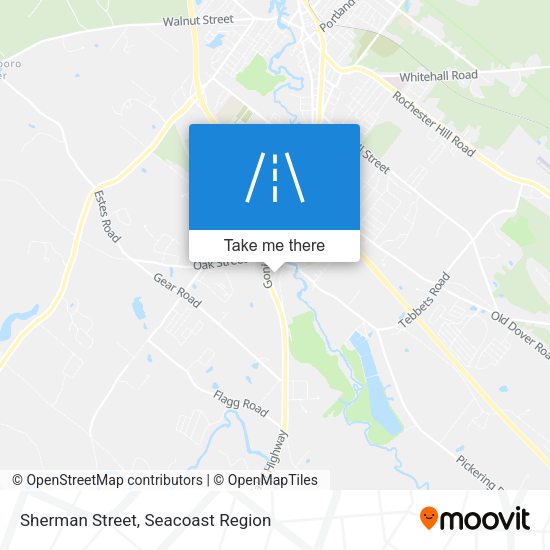 Sherman Street map
