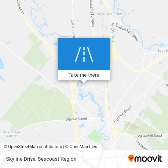 Mapa de Skyline Drive