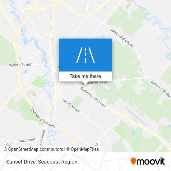 Sunset Drive map