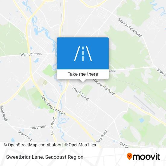 Sweetbriar Lane map