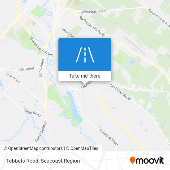 Mapa de Tebbets Road