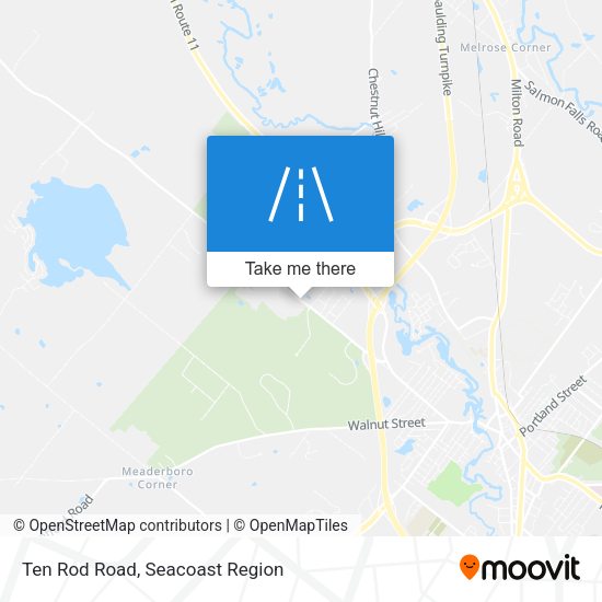 Ten Rod Road map