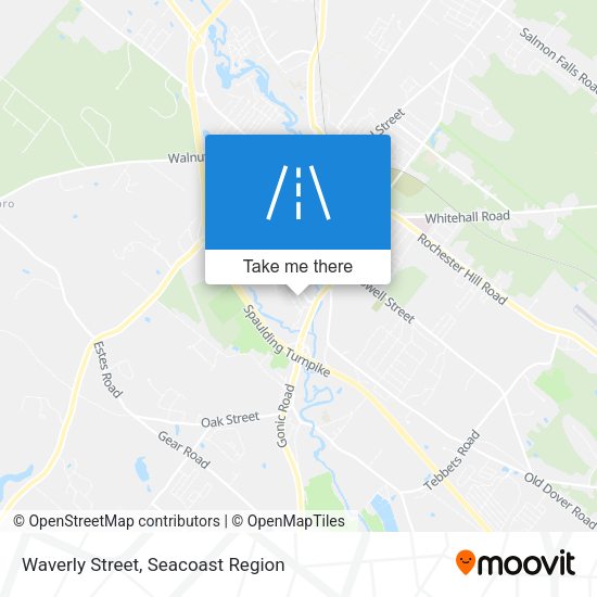 Mapa de Waverly Street