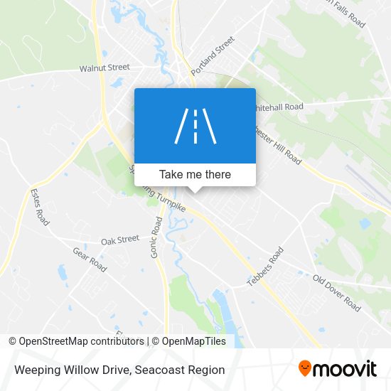 Weeping Willow Drive map