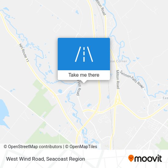 West Wind Road map