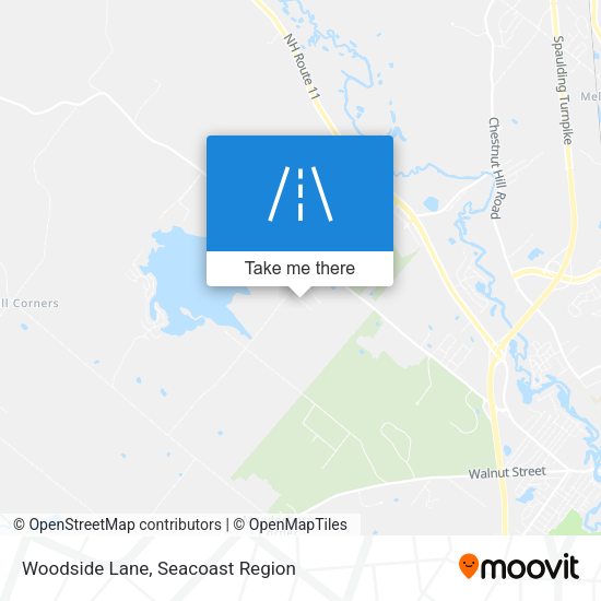 Woodside Lane map
