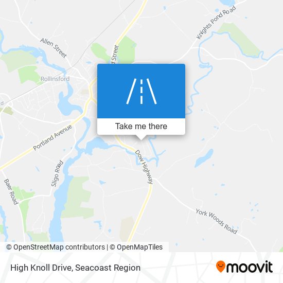High Knoll Drive map