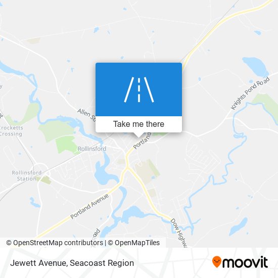 Jewett Avenue map