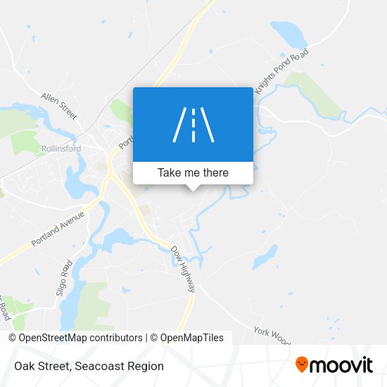 Mapa de Oak Street