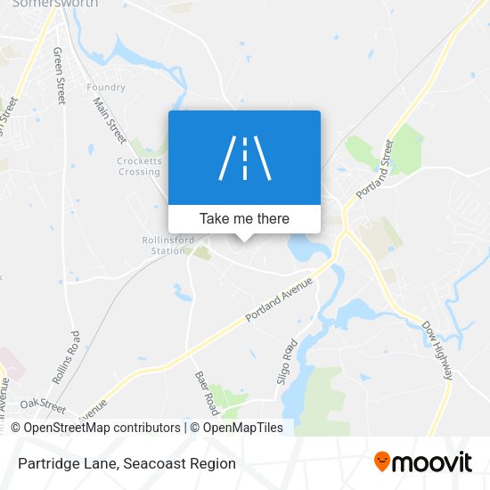Partridge Lane map