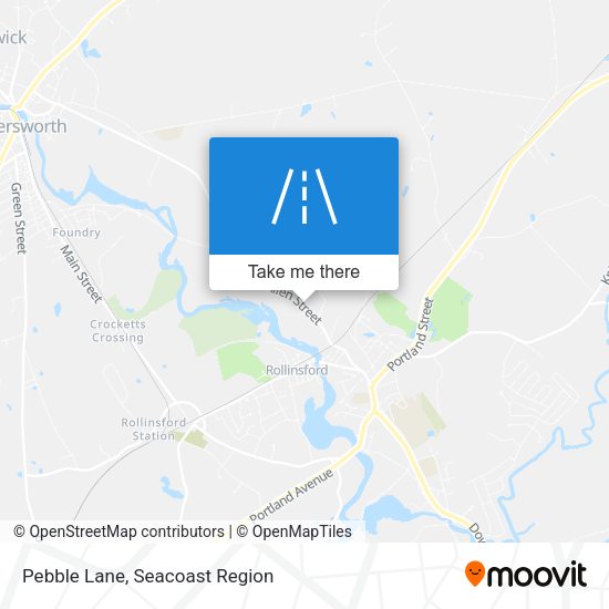 Pebble Lane map
