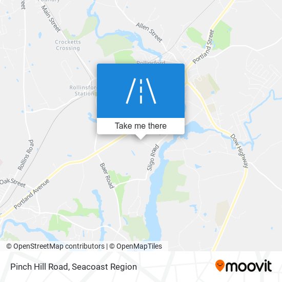 Pinch Hill Road map