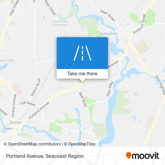 Portland Avenue map