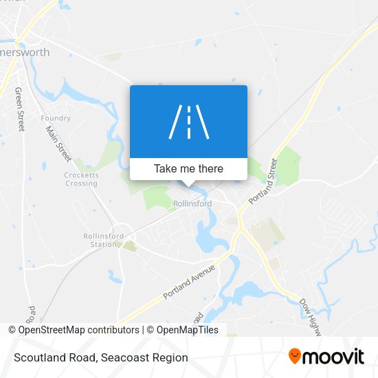 Mapa de Scoutland Road
