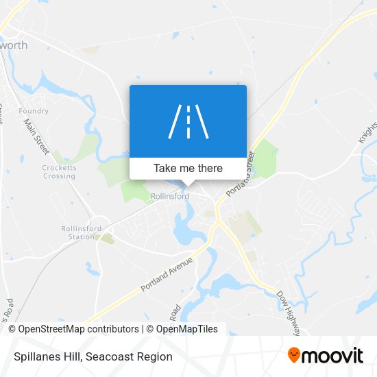 Spillanes Hill map