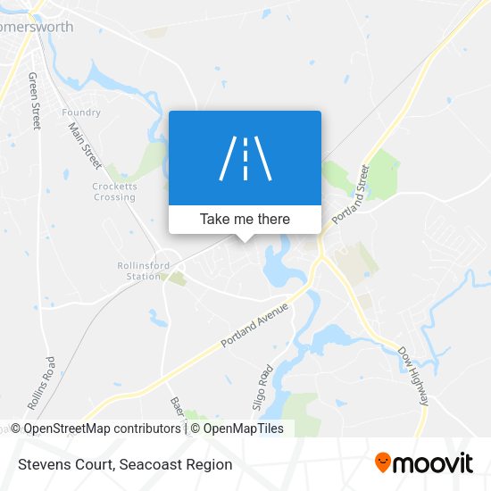 Mapa de Stevens Court