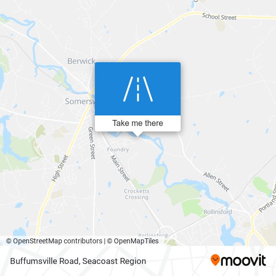 Buffumsville Road map