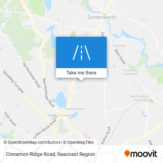 Cinnamon Ridge Road map