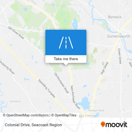 Colonial Drive map