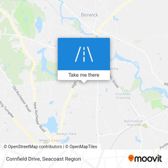 Mapa de Cornfield Drive