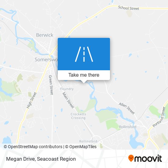 Megan Drive map