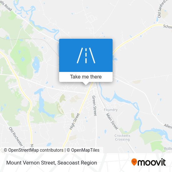Mount Vernon Street map