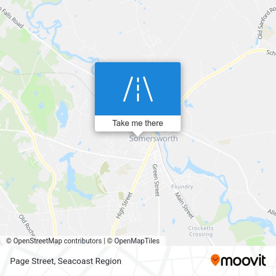 Mapa de Page Street