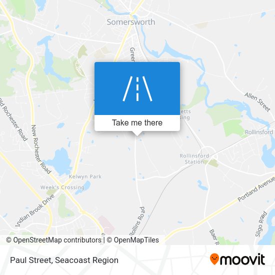 Mapa de Paul Street