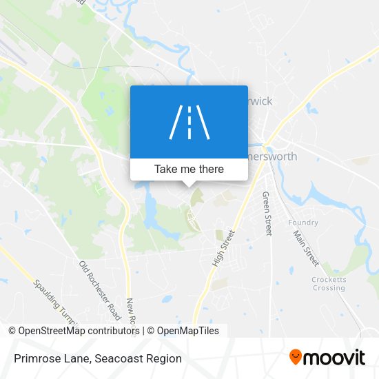Primrose Lane map